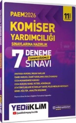 2026 PAEM Komiser Yardımcılığı Sınavlarına Hazırlık Tamamı Çözümlü 7 Deneme - Yediiklim Yayınları