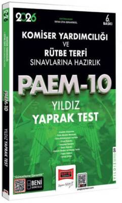 2026 PAEM Komiser Yardımcılığı ve Rütbe Terfi Sınavlarına Hazırlık Yıldız Yaprak Test - 1