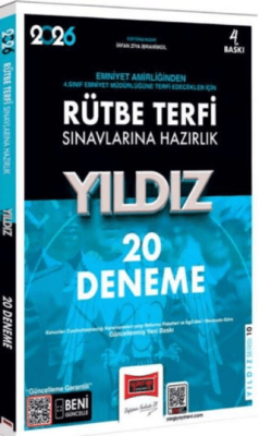2026 Rütbe Terfi Sınavlarına Hazırlık Yıldız 20 Deneme - 1