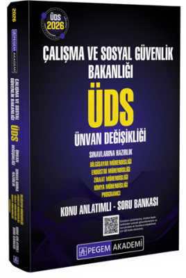 2026 ÜDS Çalışma ve Sosyal Güvenlik Bakanlığı Ünvan Değişikliği Sınavlarına Hazırlık Konu Anlatımlı Soru Bankası - 1