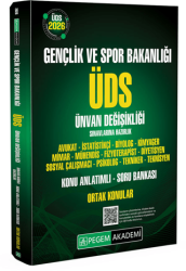 2026 ÜDS Gençlik ve Spor Bakanlığı Ünvan Değişikliği Sınavlarına Hazırlık Konu Anlatımlı Soru Bankası Ortak Konular - Pegem Akademi Yayıncılık