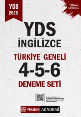 2026 YDS İngilizce Tamamı Çözümlü Türkiye Geneli 4-5-6 3`lü Deneme Seti - 1