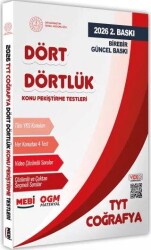 2026 YKS-TYT MEBİ-OGM Dört Dörtlük Coğrafya Pekiştirme Testi Renkli Soru Bankası - İnformal Yayınları