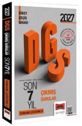 2027 DGS Sayısal-Sözel Yetenek Tamamı Çözümlü Son 7 Yıl Çıkmış Sorular - Yargı Yayınevi