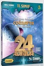 24 Adımda 11. Sınıf Özel Konu Anlatımlı Coğrafya Soru Bankası - Sınav Yayınları