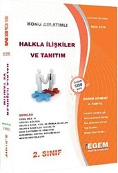 Egem Eğitim Yayınları 2. Sınıf Halkla İlişkiler Konu Anlatımlı Soru Bankası - Egem Eğitim Yayınları