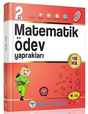 Mutlu Yayıncılık 2. Sınıf Matematik Ödev Yaprakları - 1