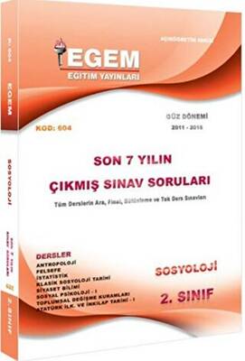 2. Sınıf Sosyoloji Çıkmış Sınav Soruları - 1