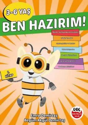 3-6 Yaş Ben Hazırım! 1. Kitap - 1