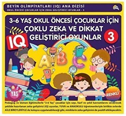 3-6 Yaş Okul Öncesi Çocuklar İçin Çoklu Zeka ve Dikkat Geliştirici Oyunlar 3 - Ekinoks Yayın Grubu