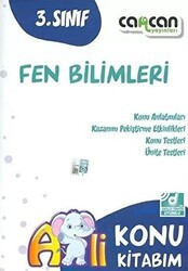 Cancan Yayınları 3. Sınıf Fen Bilimleri Konu Kitabım - Cancan Yayınları