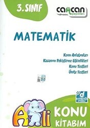 Cancan Yayınları 3. Sınıf Matematik Konu Kitabım - Cancan Yayınları
