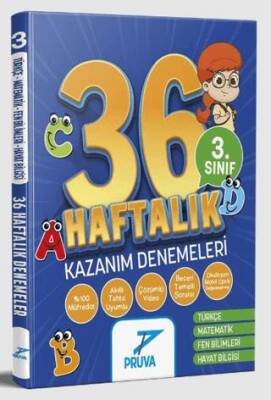 3. Sınıf 36 Haftalık Süreç Değerlendirme Denemeleri - 1