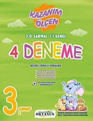 Okyanus Yayınları 3. Sınıf 4`lü Deneme - 1