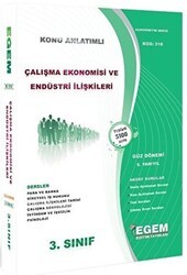 3. Sınıf 5. Yarıyıl Çalışma Ekonomisi ve Endüstri İlişkileri Konu Anlatımlı Soru Bankası Kod 316 - Egem Eğitim Yayınları