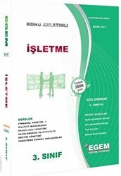3. Sınıf 5. Yarıyıl İşletme Konu Anlatımlı Soru Bankası Kod 311 - Egem Eğitim Yayınları