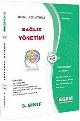 Egem Eğitim Yayınları 3. Sınıf 5. Yarıyıl Sağlık Yönetimi Konu Anlatımlı Hedef Sorular - Egem Eğitim Yayınları