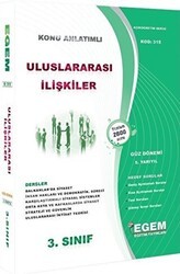 Egem Eğitim Yayınları 3. Sınıf 5. Yarıyıl Uluslararası İlişkiler Konu Anlatımlı Soru Bankası Kod 315 - Egem Eğitim Yayınları