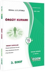 Egem Eğitim Yayınları 3. Sınıf 6. Yarıyıl Konu Anlatımlı Örgüt Kuramı - Kod 3356 - Egem Eğitim Yayınları