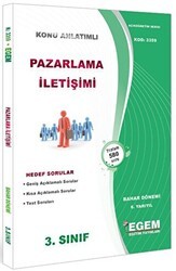 Egem Eğitim Yayınları 3. Sınıf 6. Yarıyıl Konu Anlatımlı Pazarlama İletişimi - Kod 3359 - 1