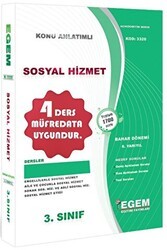 Egem Eğitim Yayınları 3. Sınıf 6. Yarıyıl Konu Anlatımlı Sosyal Hizmet - Kod 3320 - Egem Eğitim Yayınları