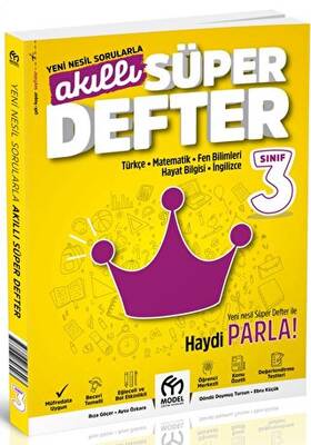 Model Eğitim Yayıncılık 3. Sınıf Akıllı Süper Defter Tüm Dersler - 1