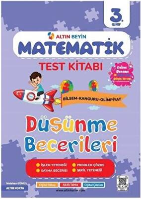 Altın Nokta Basım Yayın 3. Sınıf Altın Beyin Matematik Test Kitabı - 1