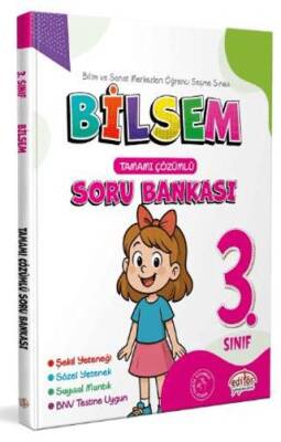 3. Sınıf Bilsem Çözümlü Soru Bankası - 1