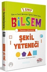 Editör Yayınevi 3. Sınıf Bilsem Hazırlık Şekil Yeteneği Tamamı Çözümlü - Editör Yayınevi