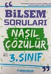 Zekiçocuk Eğitici Kitaplar 3. Sınıf Bilsem Soruları Nasıl Çözülür - Zekiçocuk Eğitici Kitaplar