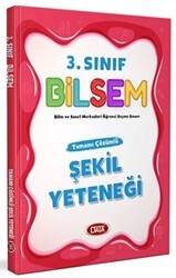 Data Yayınları 3. Sınıf Bilsem Tamamı Çözümlü Şekil Yeteneği - Data Yayınları