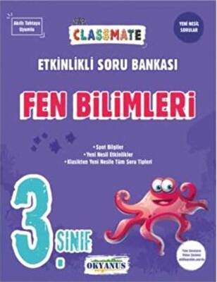 Okyanus Yayınları 3. Sınıf Classmate Fen Bilimleri Etkinlikli Soru Bankası - 1