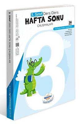 Öğretmen Evde Yayınları 3. Sınıf Ders Ders Hafta Sonu Çalışmaları 2022 2023 - 1