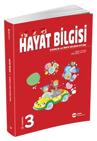 SBM Yayıncılık 3. Sınıf Hayat Bilgisi Etkinlik ve Ödev Çalışma Kitabı - SBM Yayıncılık