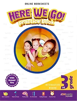 ONburda Yayınları 3. Sınıf Here We Go Practice Book - 1