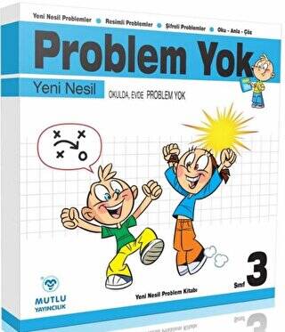 Mutlu Yayıncılık 3. Sınıf Matematik Okulda ve Evde Problem Yok Defteri - 1