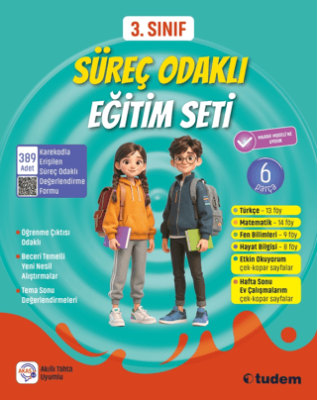 3. Sınıf Süreç Odaklı Eğitim Seti 6 Parça - 1