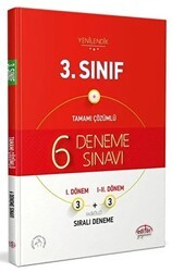 Editör Yayınevi 3. Sınıf Tamamı Çözümlü 6 Deneme Sınavı Fasiküllü - Editör Yayınevi