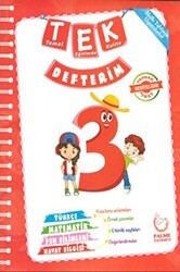 3. Sınıf Tek Defterim Yaprak Test Hediyeli - Palme Yayınları