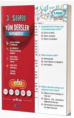 Oscar Yayınları 3. Sınıf Tüm Dersler EBA Yaprak Test - 1