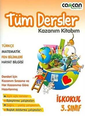 Cancan Yayınları 3. Sınıf Tüm Dersler Kazanım Kitabı - 1