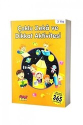 3 Yaş Çoklu Zeka ve Dikkat Aktivitesi - Turuncu Kitap - Aktif Zeka Yayınları