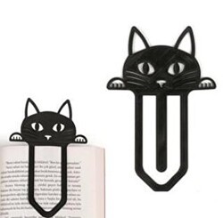 3D Ayraç Pisicik Siyah - Bcoverart