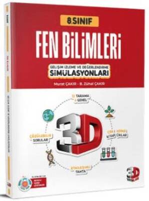 3D Yayınları 8. Sınıf Simülasyon Fen Bilimleri - 1
