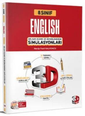 3D Yayınları 8. Sınıf Simülasyon İngilizce - 1