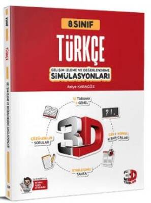 3D Yayınları 8. Sınıf Simülasyon Türkçe - 1