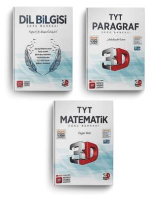 3D Yayınları TYT Matematik Paragraf Dil Bilgisi Soru Bankası Seti - 1