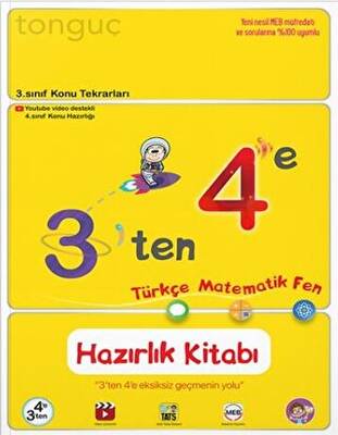 Tonguç Akademi 3`ten 4`e Hazırlık Kitabı Kitabı - 1