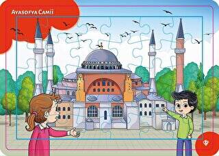 4-6 Yaş Değerli Mekanlar Ayasofya Cami Puzzle 30 Parça - 1