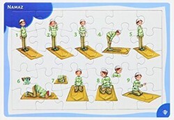 4-6 Yaş Namaz Öğreniyorum Erkek 30 Parça Puzzle - Türkiye Diyanet Vakfı Yayınları